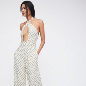 Free People | Cleobella Skylee Jumpsuit in Polka dot print